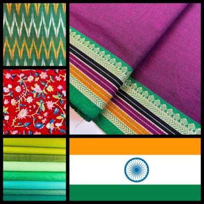 Ausgefallene indische Stoffe
aus nachhaltiger...