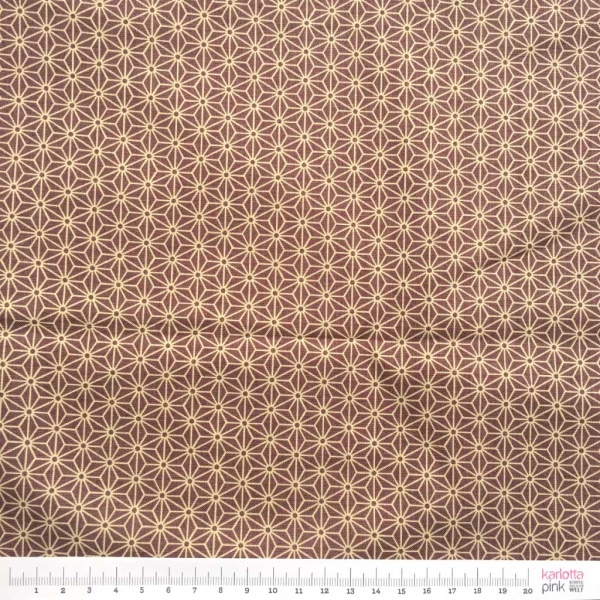 Asanoha Sternmuster lila