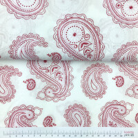IndienBLOCK Paisely rot rosa