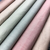 Biostoff Chambray grün