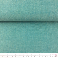 Handloom duotone petrol/weiß