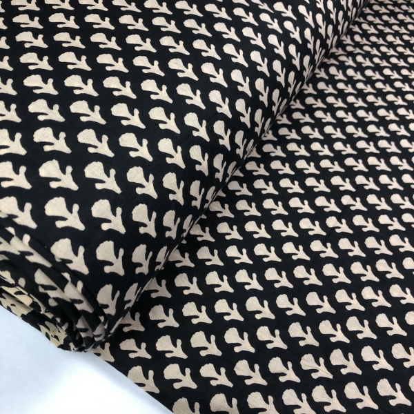 Blockprint Indian Flowers 22