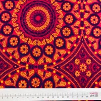 Ornament magenta-gelb-blau