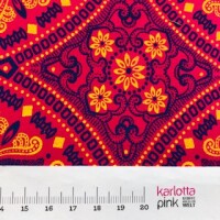 Ornament magenta-gelb-blau