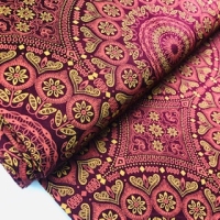 Ornament braun gelb orange