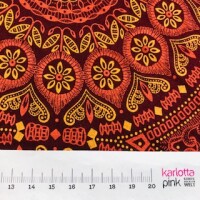 Ornament braun gelb orange