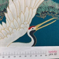 Drache und Kranich petroltürkis