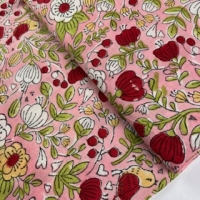 Blockprint India Lotus 10