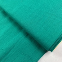 Handloom uni türkisgrün