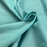 Handloom uni helltürkis