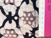 Batikprint 28 schwarzbeige