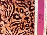 Batikprint 31 bordeauxbraun