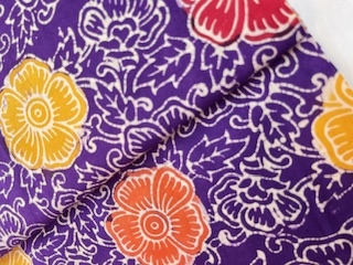 Batikprint 37 Sarong purple