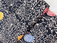 Batikprint 38 schwarz