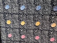 Batikprint 38 schwarz