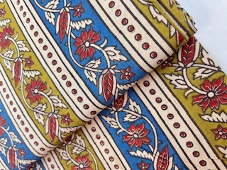 Blockprint India Blumenranken