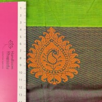 Bordürenstoff grün-hellgrün