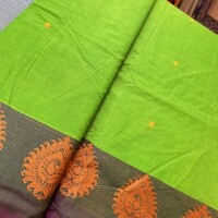 Bordürenstoff grün-hellgrün