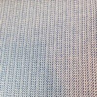 Mosel Tweed 2 weiß-blau glatt