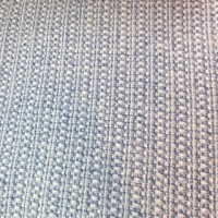 Mosel Tweed 3 blau-weiß  angerauht