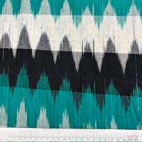 Ikat Pochampally tribal grün