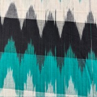 Ikat Pochampally tribal grün