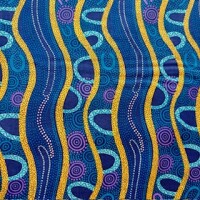 Gathering by the River blue