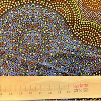 Kangaroo Grass & Bush Waterhole blue