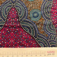 Kangaroo Grass & Bush Waterhole red