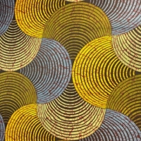 Concentric Circle green (Waxprint)