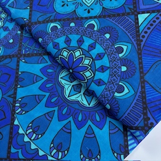 Coloring Book blue (Waxprint)