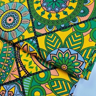 Coloring Book green (Waxprint)