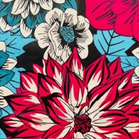 Fuchsia Flower 2  (Waxprint)