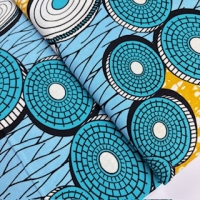 Light Blue Disks  (Waxprint)