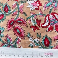 Blockprint Flower various on sand