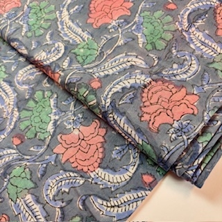 Blockprint Flower pastell