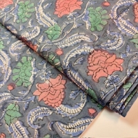 Blockprint Flower pastell