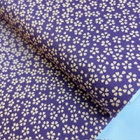 japanischer Stoff Asanoha blau