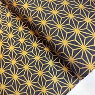 Asanohabig gold on navy