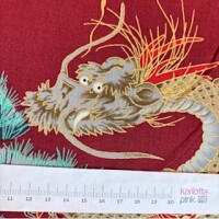 Drache und Kranich rot