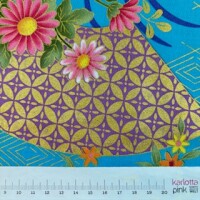 Hana sensu (Fächer) türkisblau