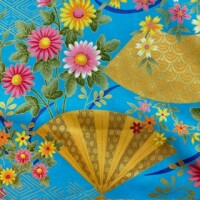 Hana sensu (Fächer) türkisblau