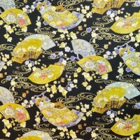 Hana Sensu (Fächer) schwarz