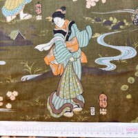 Japanese Ukiyo-e Geishas brown