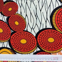 Orange Disks  (Waxprint)