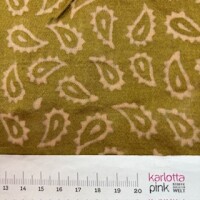 Mashru Silk Golden leaves