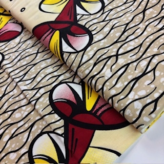 Trumpet Flowers  (Waxprint)