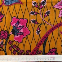 Botanical Flow mustard-pink