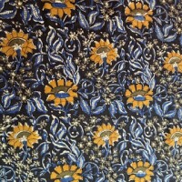 Blockprint Black Garden