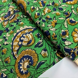 Blockprint Green Garden